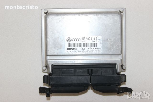 Моторен компютър ECU Audi A4 B5 (1994-2001г) 8D0 906 018 D / 8D0906018D / 0 261 204 873 / 0261204873, снимка 1 - Части - 46254858