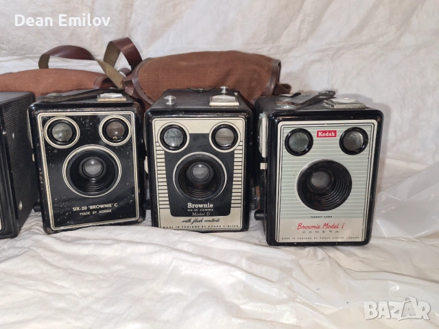 Ретро бокс фотоапарати , снимка 3 - Фотоапарати - 54188453