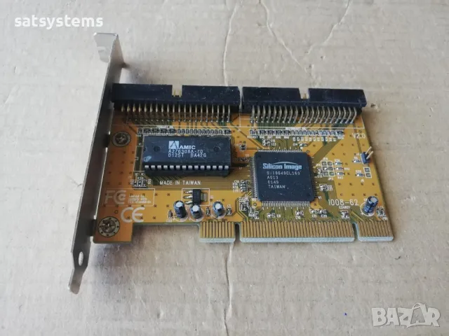 Silicon Image SIL0649CL160 Ultra ATA100 RAID Controller Card PCI, снимка 5 - Други - 47885058