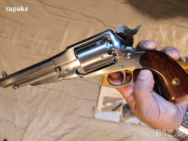 Реплика на револвер Ремингтон. Пистолет, пушка , снимка 7 - Антикварни и старинни предмети - 53442325