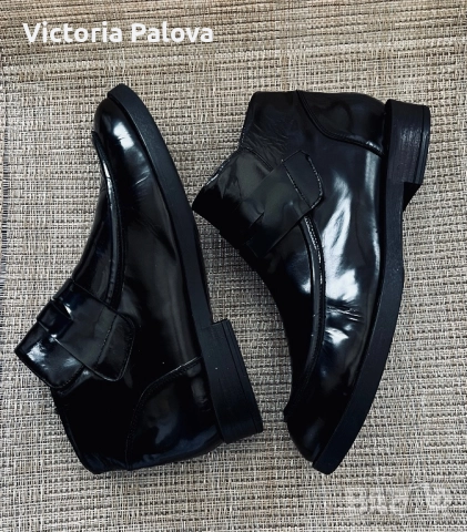 Елегантни кожени боти EMOZIONI  - италиански дизайн, снимка 11 - Дамски боти - 52879214