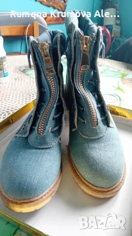 Дънкови боти 37, снимка 1