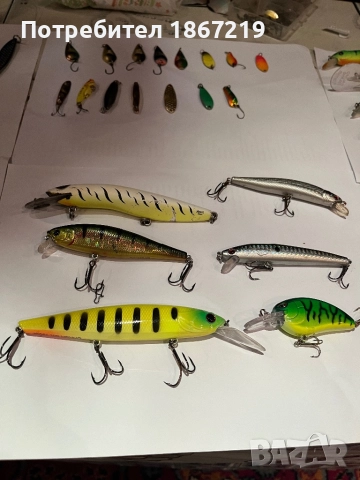 Воблери,блесни ,и силикони за риболов, снимка 2 - Такъми - 43002134