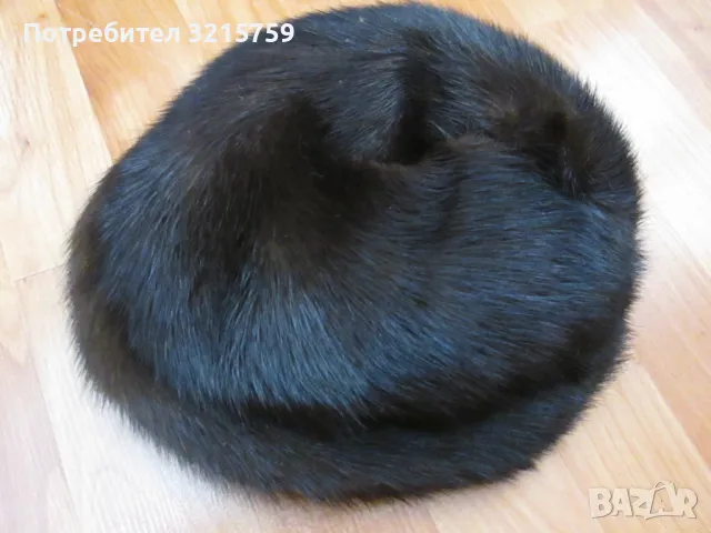 Нова дамска шапка - естествена кожа-норка, снимка 5 - Шапки - 49827521