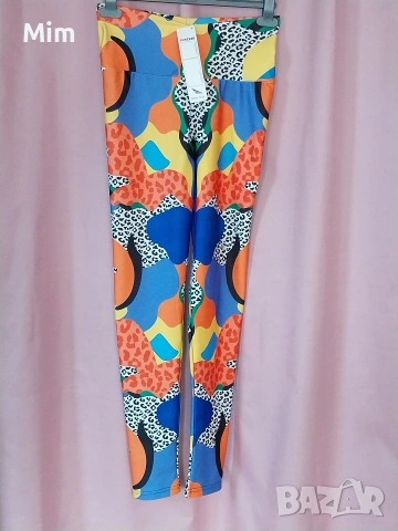 Атлетични клинове с висока талия с дигитален принт, снимка 10 - Клинове - 53992440