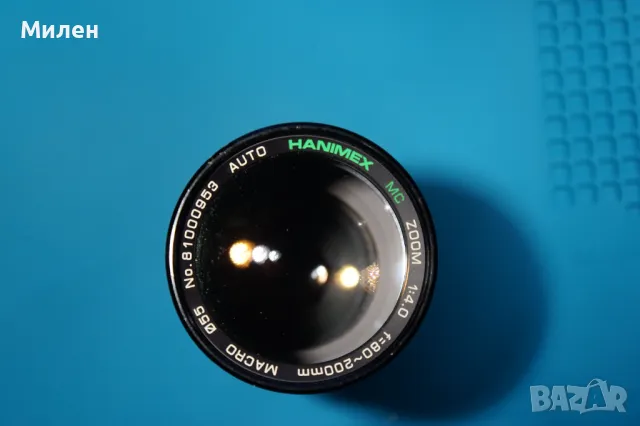 ретро обектив Hanimex MC 80-200mm 1:4.0 PK, снимка 3 - Обективи и филтри - 47045489