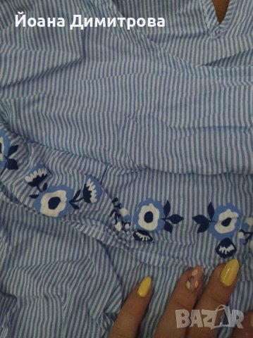 Риза/блуза синя за момиче  LC Waikiki 13-14 години,158/164 см, снимка 3 - Детски Блузи и туники - 46262981