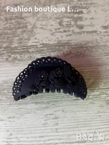 Лилава шнола за коса като дантела с цветя и камъчета 💜, снимка 5 - Аксесоари за коса - 52333196