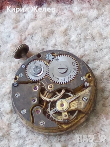 Механизъм с циферблат от стар ръчен часовник 52123, снимка 8 - Мъжки - 52262294