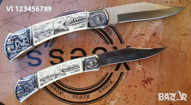 Сгъваем нож АМЕРИКАНСКИ ОРЕЛ, снимка 2 - Ножове - 53815869