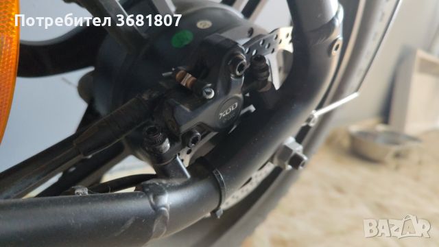 Хидравлични спирачки с прекъсвач за мотора, снимка 1 - Части за велосипеди - 45844260