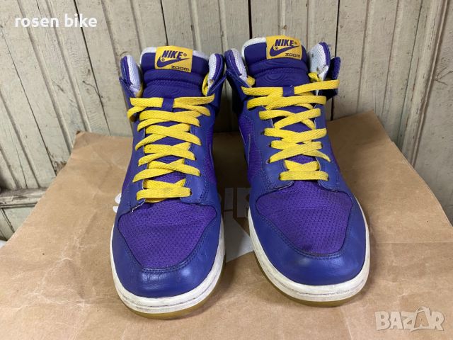 Nike Dunk High Zoom Premium Lakers Purple''оригинални маратонки 40.5, снимка 3 - Маратонки - 45904093