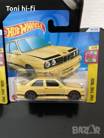 hot wheels BMW M3 yellow sedan , снимка 1 - Коли, камиони, мотори, писти - 47113713