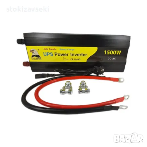 Eaglestar UPS Инвертор със зарядно, чиста синусоида 12V, снимка 4 - Аксесоари и консумативи - 49218794