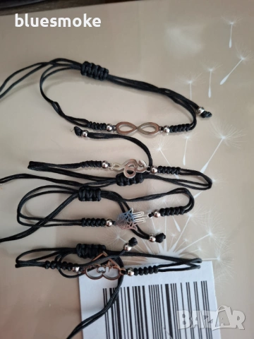 Ръчно правена гривна с елемент от стомана , снимка 2 - Гривни - 54217674