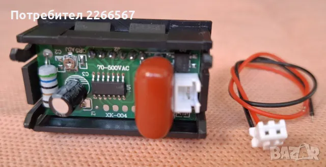 Мини LED индикатори за напрежение и ток - волтметър и амперметър, снимка 11 - Друга електроника - 49874040