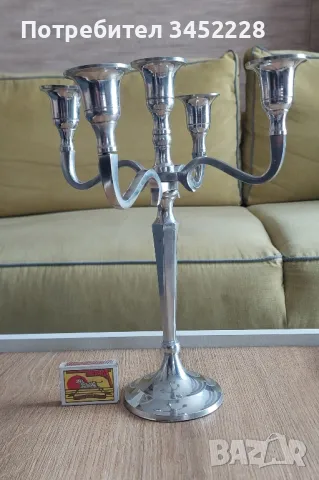свещник за ценители височина 29см отличен , снимка 5 - Декорация за дома - 49662558