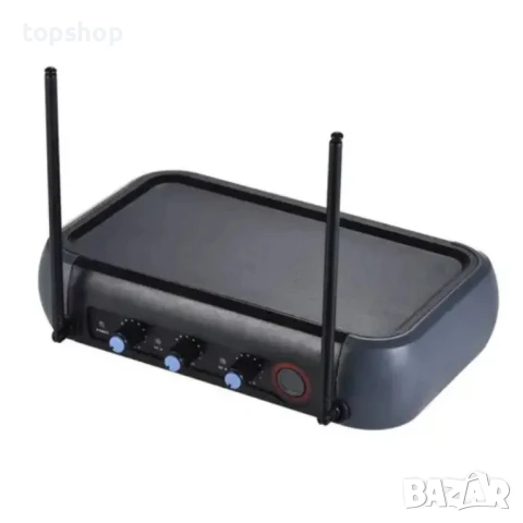 AMMOON AM-268 двуканални vhf безжични WIFI микрофони, 40 метра обхват, ехо ефект, изолиране на шума, снимка 7 - Микрофони - 50524987