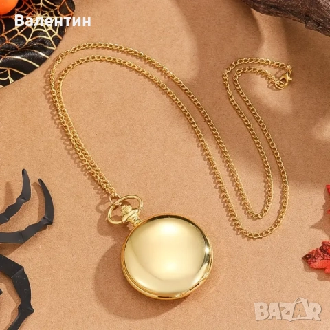 Златен джобен часовник, снимка 2 - Мъжки - 52428438