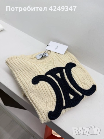 Пуловер Celine, снимка 2 - Блузи с дълъг ръкав и пуловери - 52950241