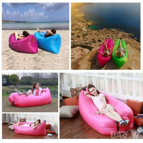 Самонадуващо се легло подходящо за планина и море