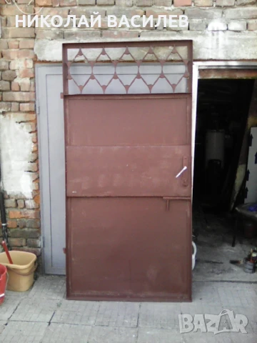   Метална      врата   без    рамка  - 90  см  .   /  2  м    ., снимка 4 - Железария - 44797679