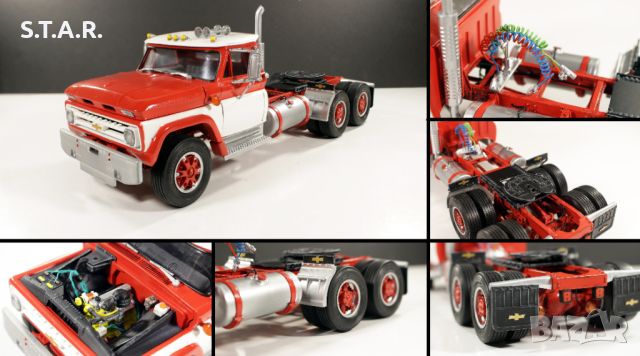 Шевролет Камион Умален Модел Мащаб 1:24 Chevrolet M60 Truck Scale 1/24, снимка 1 - Колекции - 46741984