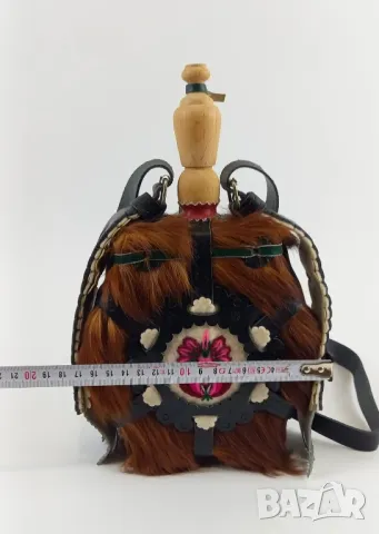 Дървена бъклица, облечена в кожа, снимка 6 - Други - 50208412