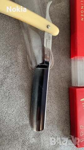 Прав бръснач Zwilling J.A. Henckels 7/8 Solingen – НОВ (NOS) с кутия, снимка 4 - Антикварни и старинни предмети - 54121367