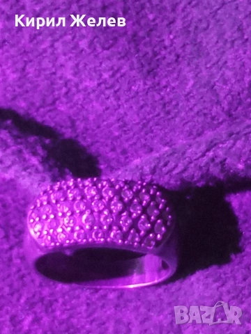 СКЪПОЦЕНЕН БУТИКОВ ЕФЕКТЕН СРЕБЪРЕН ПРЪСТЕН СРЕБРО 925 с МНОГО ЮВЕЛИРНО ФАСЕТИРАНИ ЦИРКОНИ 34605, снимка 18 - Пръстени - 39547546