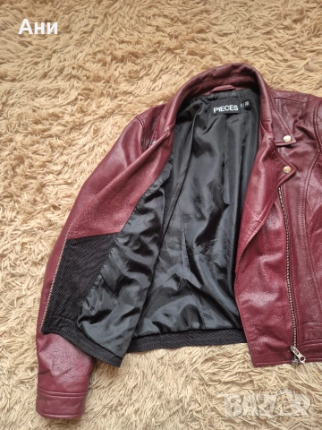 Дамско яке естествена кожа, снимка 3 - Якета - 53922048