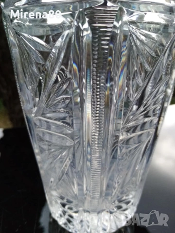 Кристална ваза, снимка 2 - Вази - 53527065