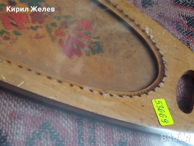 Стар дървен поднос 53669, снимка 10 - Антикварни и старинни предмети - 53390716