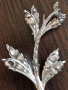 Много стара сребърна брошка, снимка 3