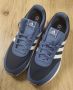 Чисто нови Мъжки спортни обувки Adidas ! кожа, бяло/синьо, 45 1/3 EU, снимка 1 - Маратонки - 45527741