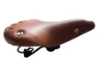 Седалка кафява кожа за велосипед, снимка 2