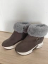 Дамски сиви боти ,Нови, снимка 3