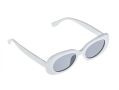 Дамски Слънчеви очила правоъгълна бяла рамка тъмни стъкла, снимка 1 - Слънчеви и диоптрични очила - 45975210