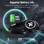НОВ LEXIN G1 водоустойчиви bluetooth / безжични слушалки за каска, мотоциклет, 2 типа микрофони, снимка 6