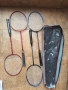 Ракети за бадминтон  4 броя/Mрежа за бадминтон със стойки, снимка 9