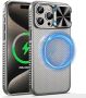 HWeggo за iPhone 15 Pro Max - Магнитен, MagSafe, Степен на Удароустойчивост, 6.7", Титаний.