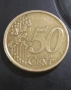 Монета 50 цента € Италия 2002 , снимка 3