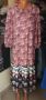 Дълга рокля на цветя с пъстър пейсли принт волан ХЛ/2ХЛ размер , снимка 2