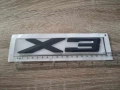 черна емблема BMW X3, снимка 2