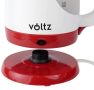 Електрическа кана Voltz Premium RP51230F, 1300W,  0.9л., бяло/черно, бяло/червено, 2 ГОДИНИ ГАРАНЦИЯ, снимка 5