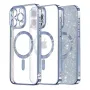 Калъф fixGuard - Luxury Glitter MagSafe - iPhone 16 Pro Max - Light Blue, снимка 1