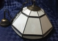 Голям  осмоъгълен полилей тип " Тифани", снимка 1