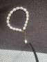Нова гривна за крак с естествени перли, снимка 3