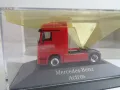 HERPA H0 1/87 КАМИОН ТИР ВЛЕКАЧ MERCEDES ACTROS МОДЕЛ, снимка 1