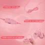 Neefeaer Pink Геймърски слушалки стерео съраунд звук, розови, снимка 3